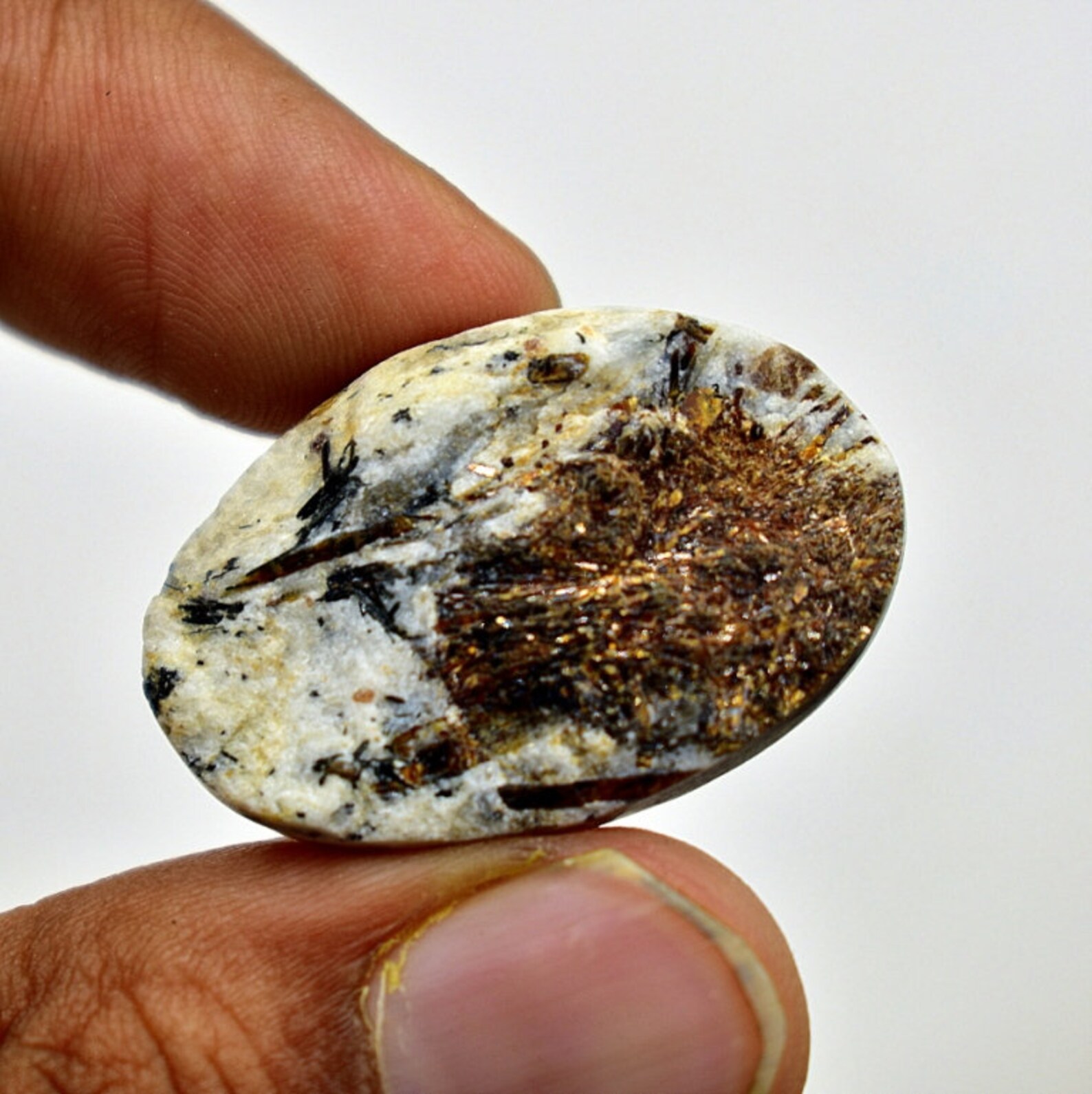 Natural Astrophyllite Druzy Oval Shape Loose Gemstone | Etsy