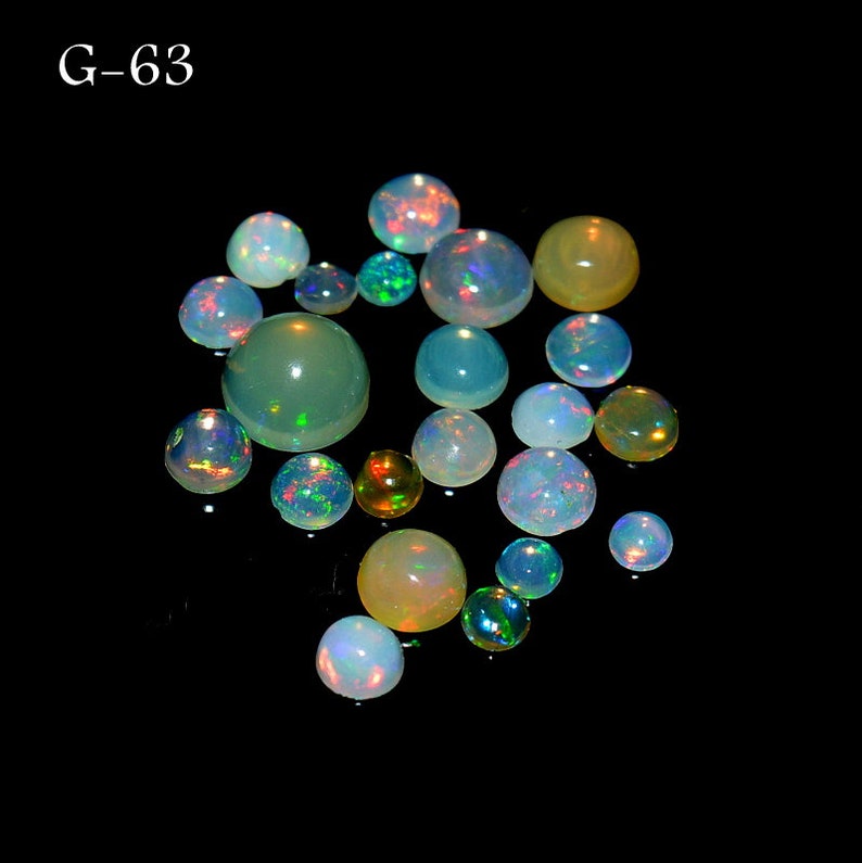 lot 6 pcs Code-G-65 Ethopion Fire Opal Faceted pear shape