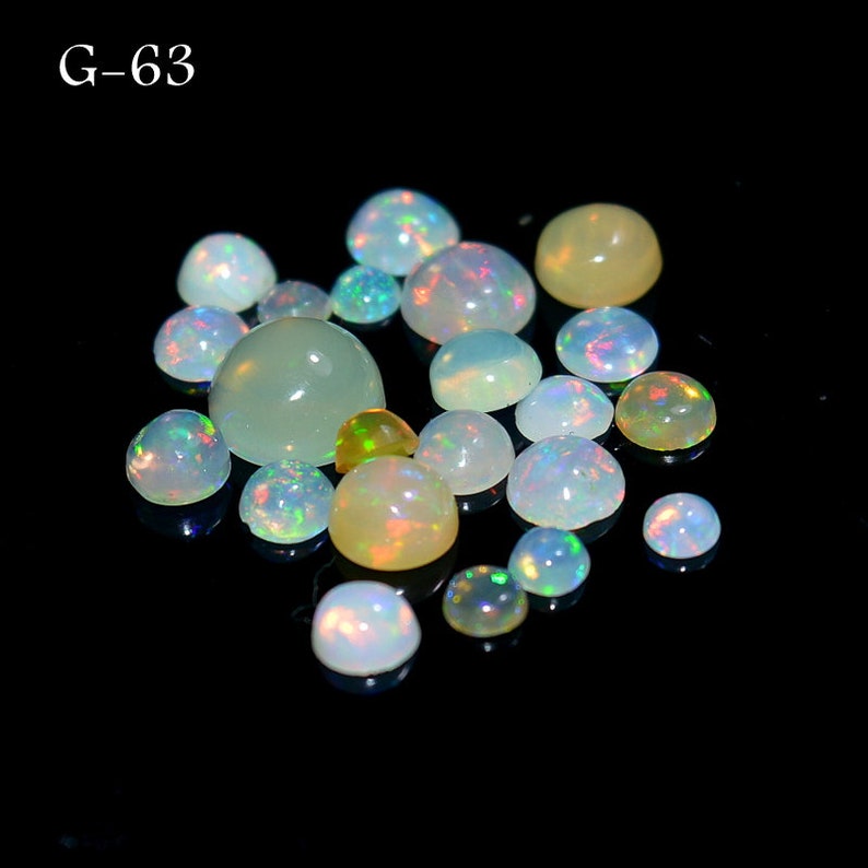 lot 6 pcs Code-G-65 Ethopion Fire Opal Faceted pear shape