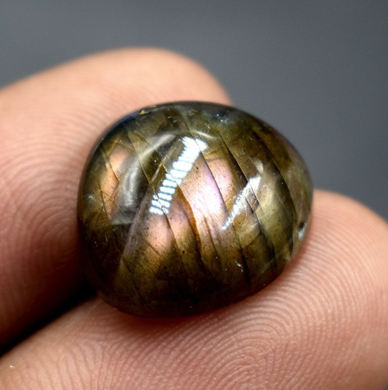 Loose Gemstone For Making jewelry Gift For April Fool/'s Cabochon Shape- Fancy Labradorite Gemstone