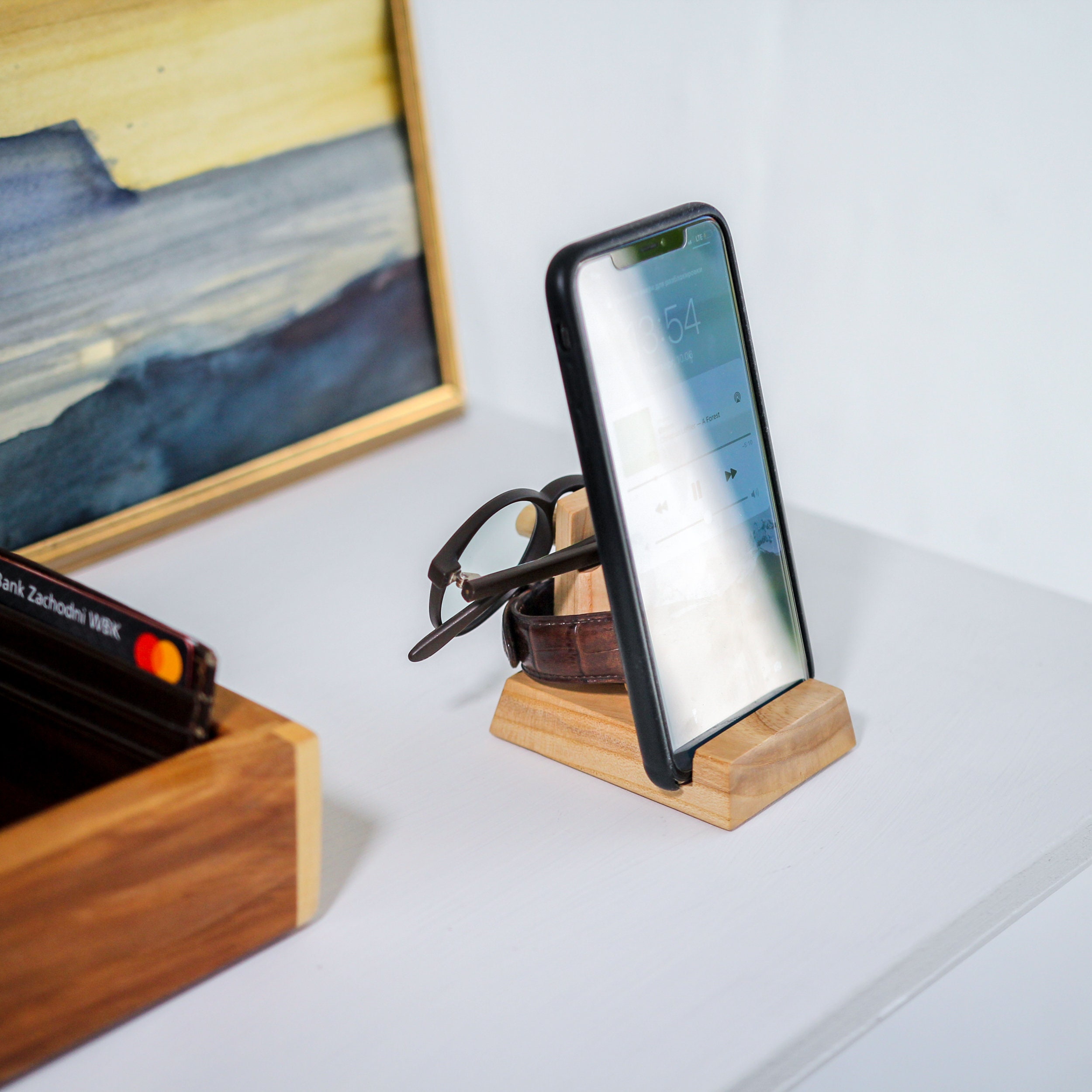 Personalised Eye Glasses Holder Can Hold Stand One Extra Etsy