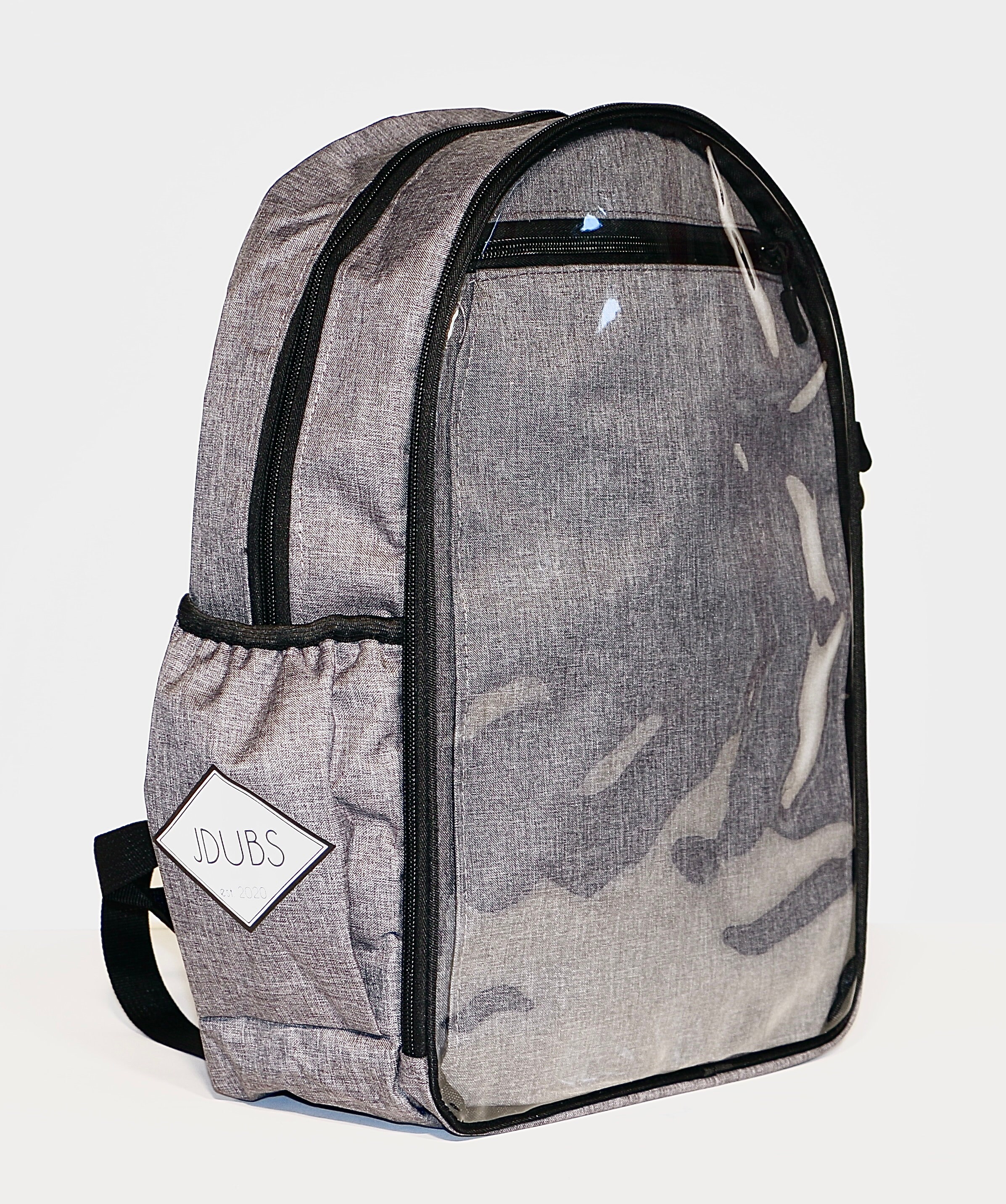 Clear pin hotsell backpack