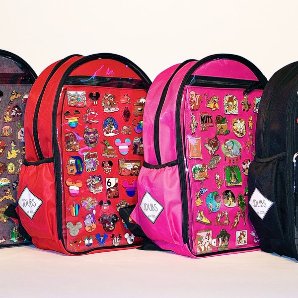 De ShowCase 3.0 - Ita Bag, Pin-displaytas, Doorzichtige Pocket Display-rugzak, Pin-handelstas, Vensterrugzak, Pin-display-laptoprugzak