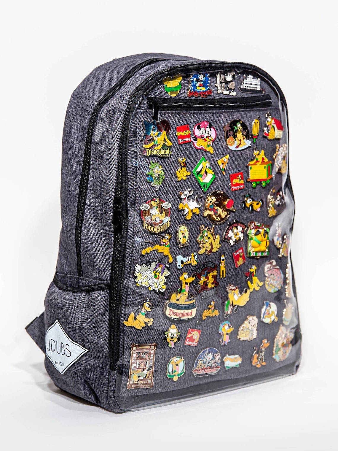 The ShowCase Ita bag Pin Display bag Clear Pocket Display Etsy