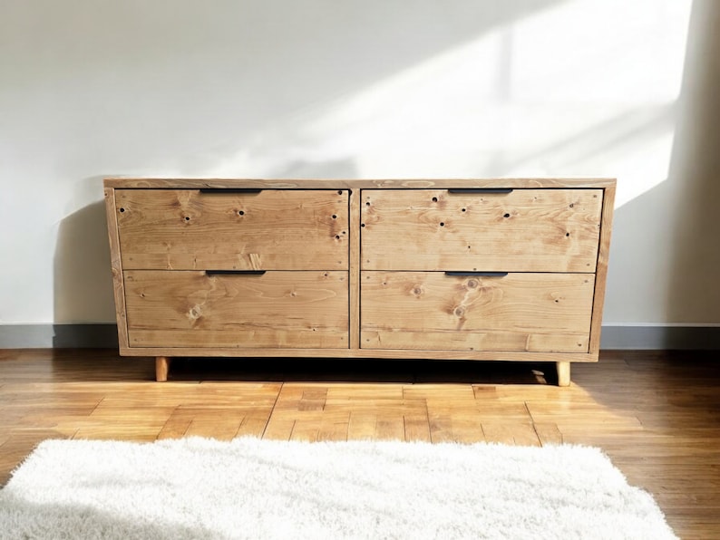 Wooden Dresser With Soft Close Drawers Bedroom Furniture Chest of