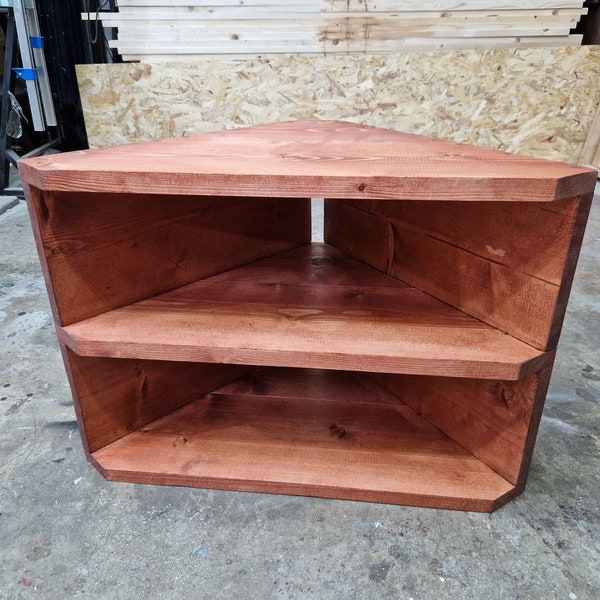 Corner Tv Stand Etsy