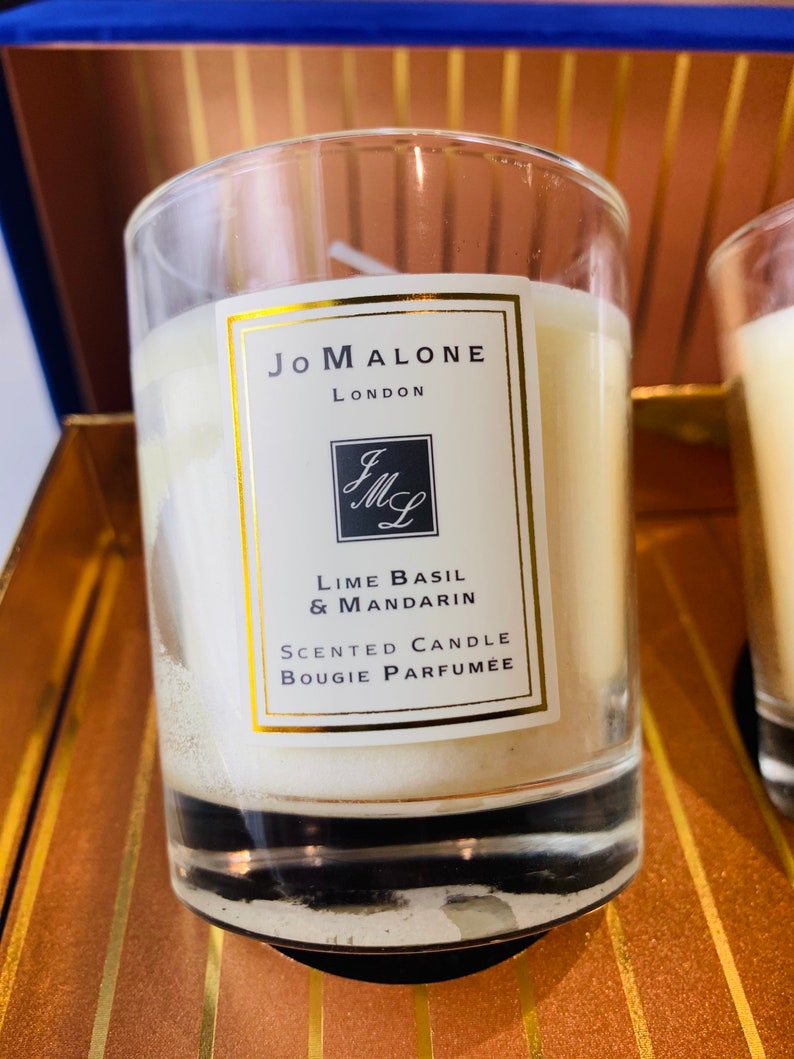 Upcycled Jo Malone Candle Gift Set with 3 Scented Candles Etsy
