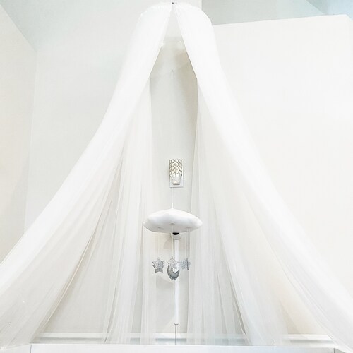 Beautiful White Canopy for Baby Crib / Bed / Nursery Etsy