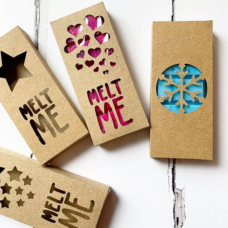 50g Wax Melt Snap Bar Box Cut Files SVG DXF Pdf Eps Jpg Etsy UK