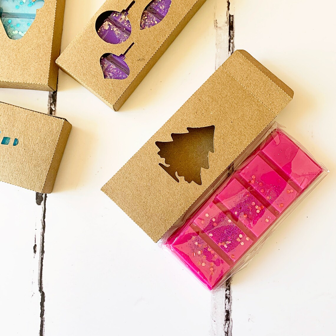 Christmas Themed 50g Wax Melt Snap Bar Box Cut Files SVG Etsy