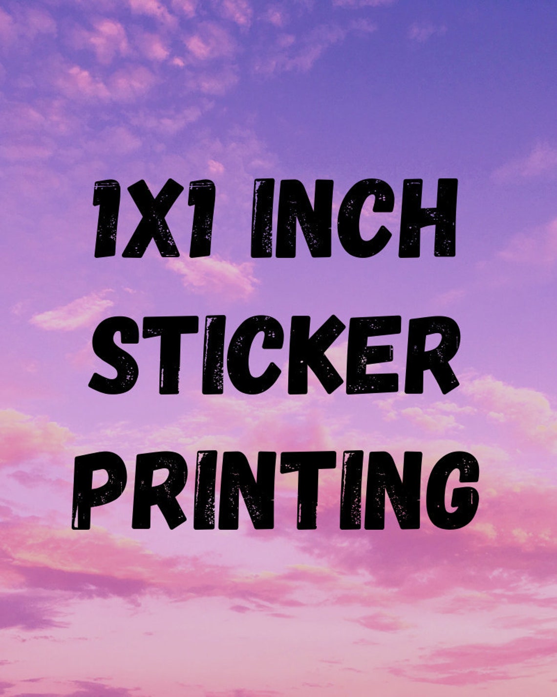 Custom 1x1 inch Sticker Printing for Small Businesses or | Etsy
