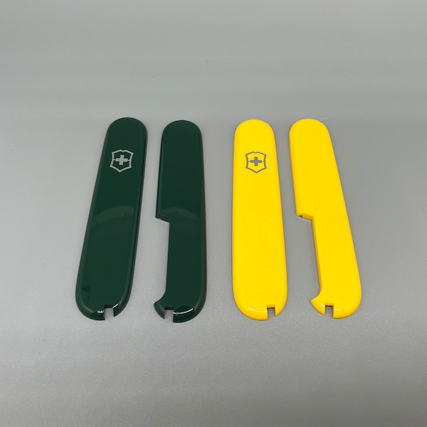 Last SCALES 91 mm Victorinox Scales / ---LAST green/yellow---