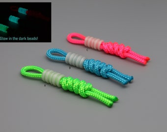 ACCESSORY Paracord Lanyard and 3D Printed Glow in the Dark Bead