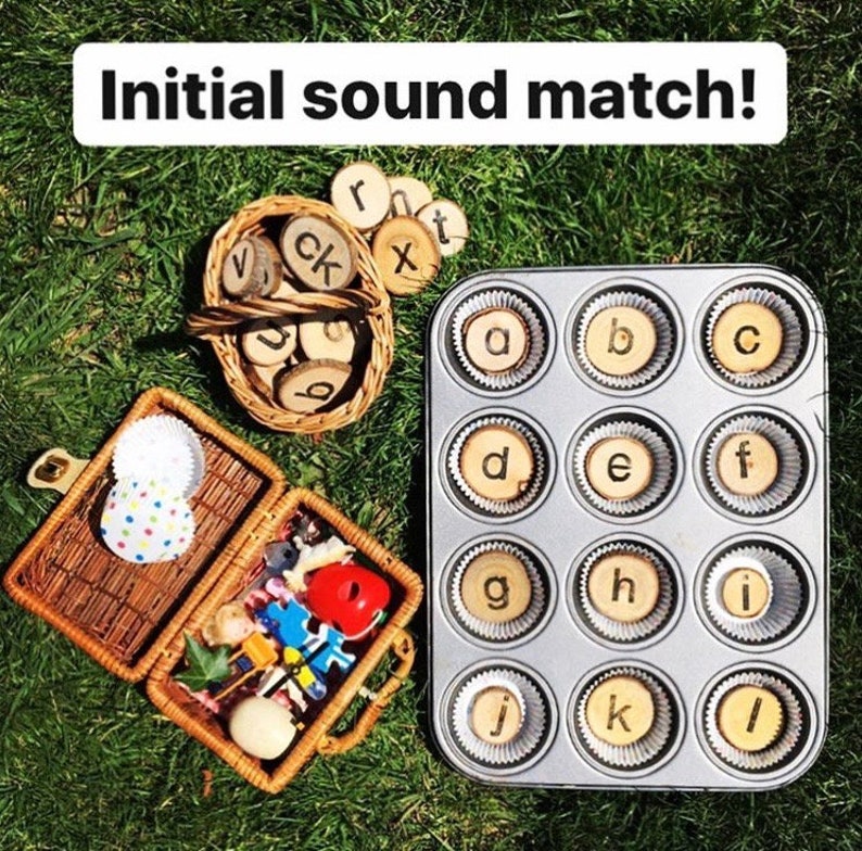 Read Write Inc Set 2 RWI Phonics Log Slices Wooden Etsy