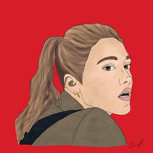Florence Pugh Yelena Belova digital portrait