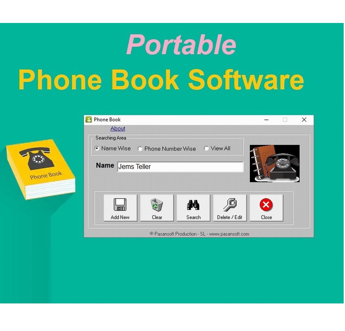 Phone Book Portable Software Etsy