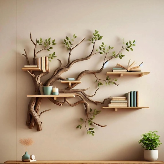 Tree Branch Mini Bookcase