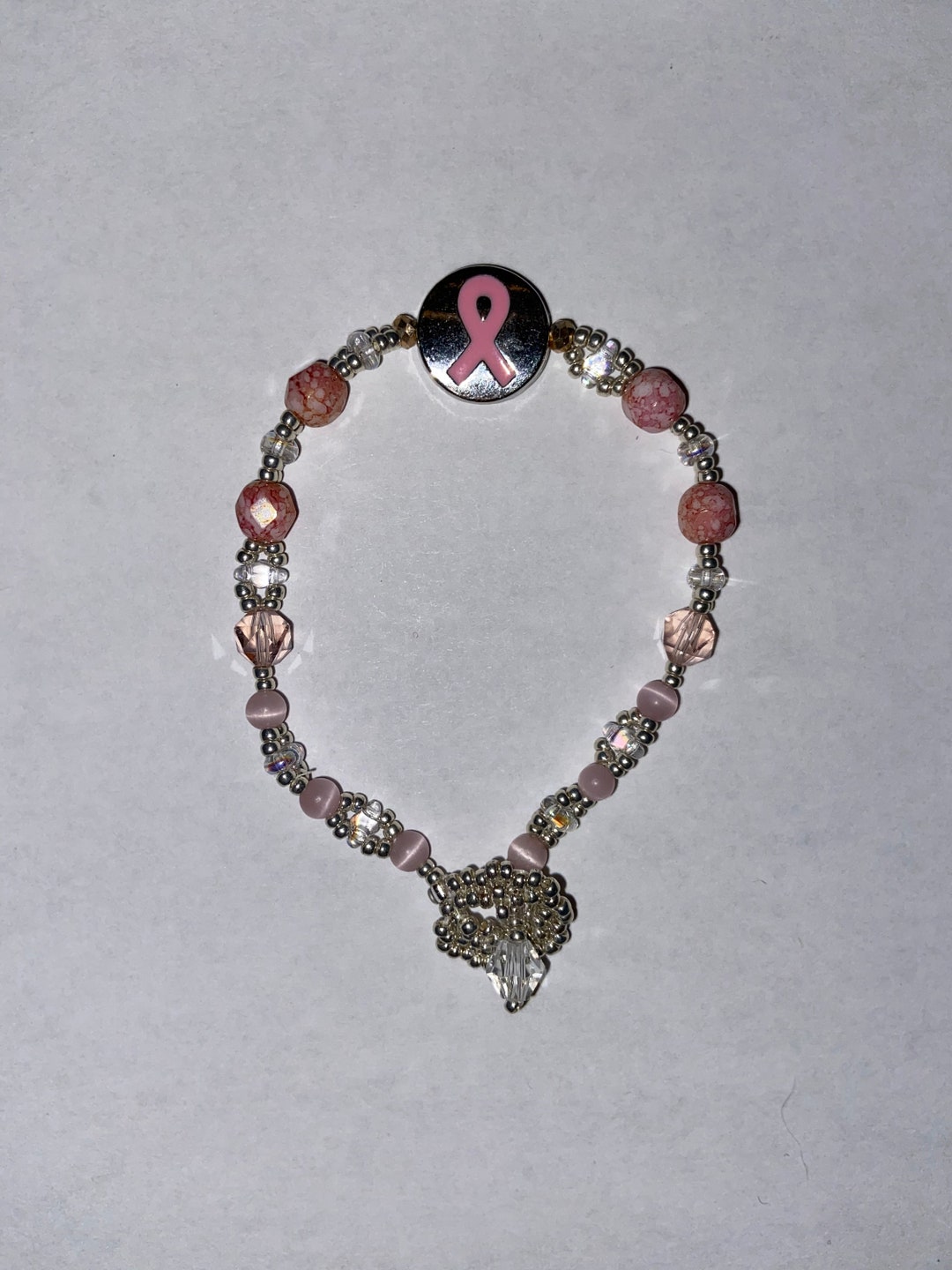 Portachiavi E Spilla Nastro Rosa Per Sopravvissute Al Cancro Al Seno – Regalo Chemioterapia