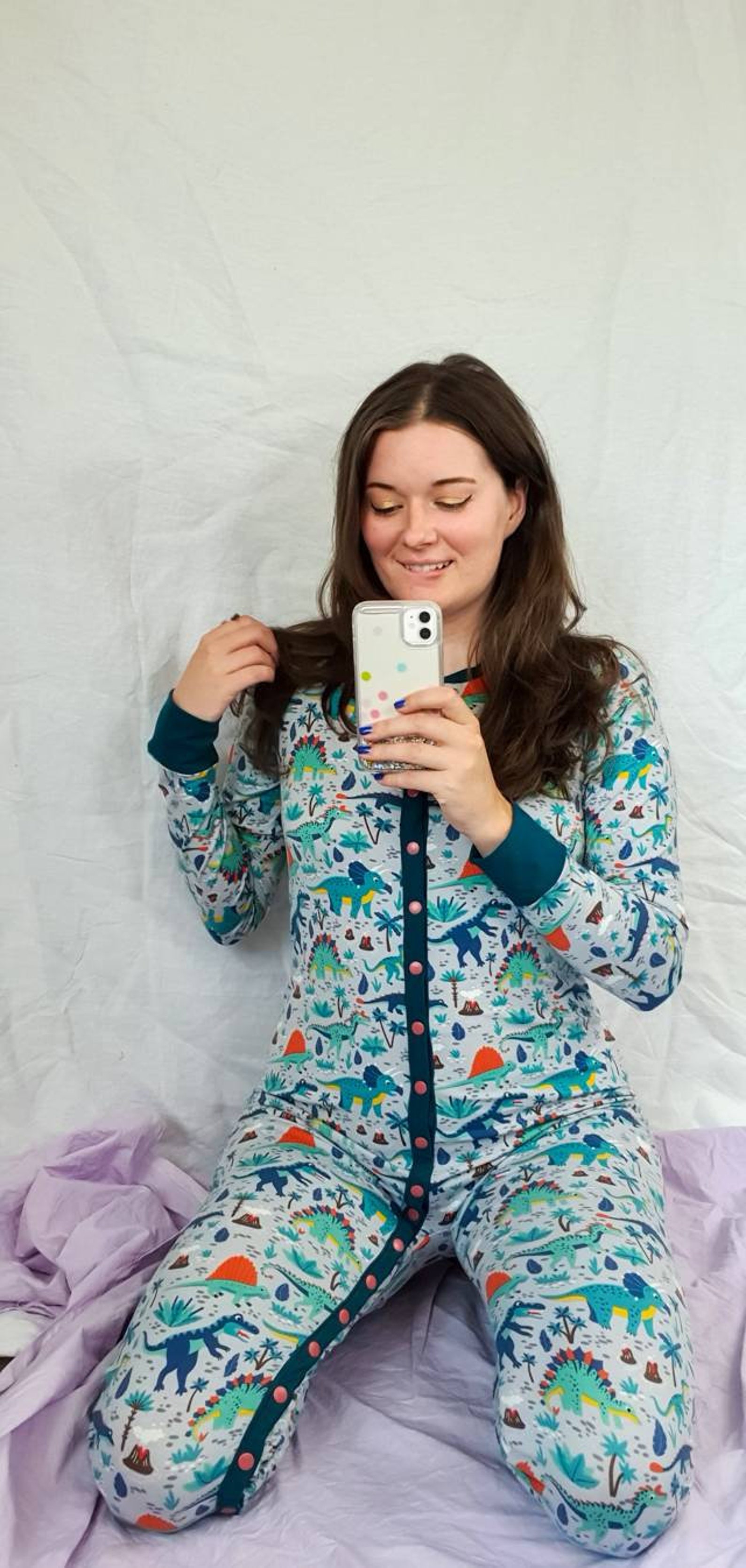 ABDL Onesie Pyjamas DDLG Long Johns Diaper Lover Popper Etsy