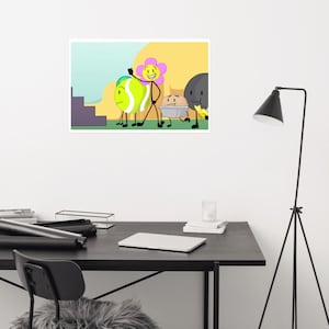 BFDI Flower Poster 2