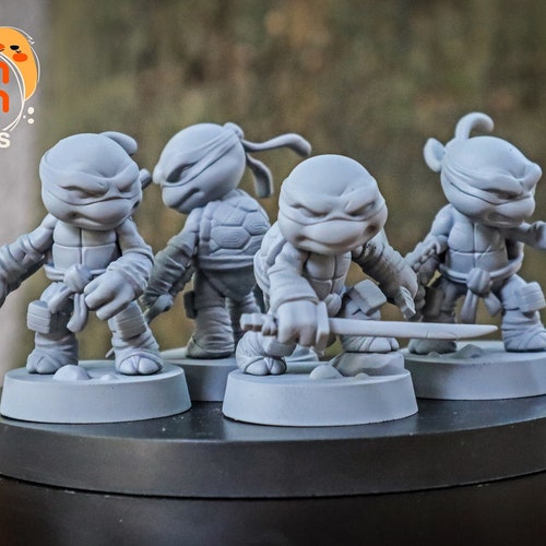TMNT Diorama 3D Printable Teenage Mutant Ninja Turtles - Etsy
