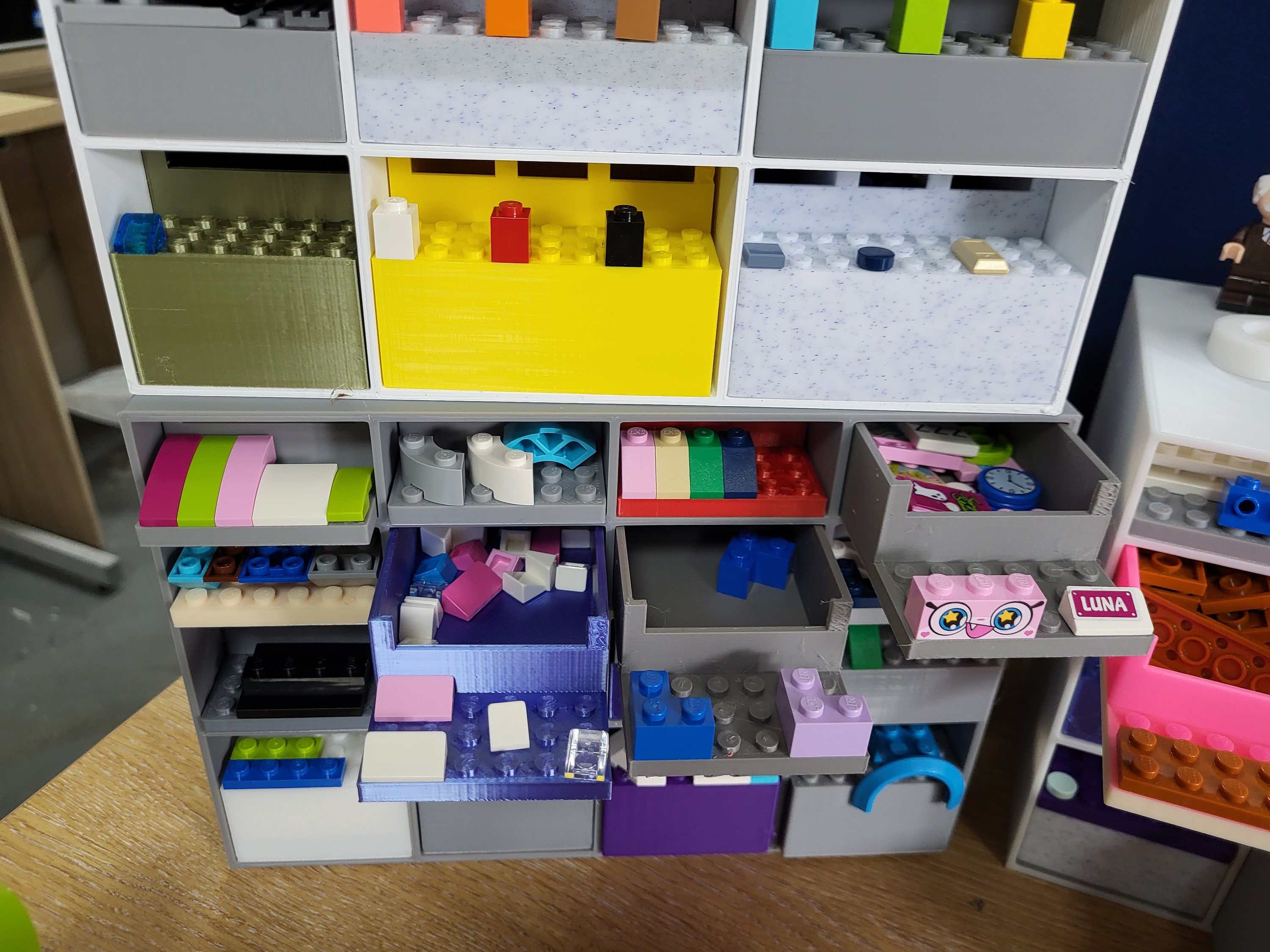 Printer Tray As LEGO Storage — Mondo Cherry  Lego storage solutions,  Printers tray, Lego display