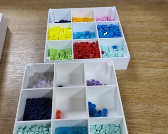 Stackable Lego Trays - Lego storage trays, ideal for the smaller lego parts, 3d printed, 150mm x 150mm x 35mm or 50mm, Virtually any colour