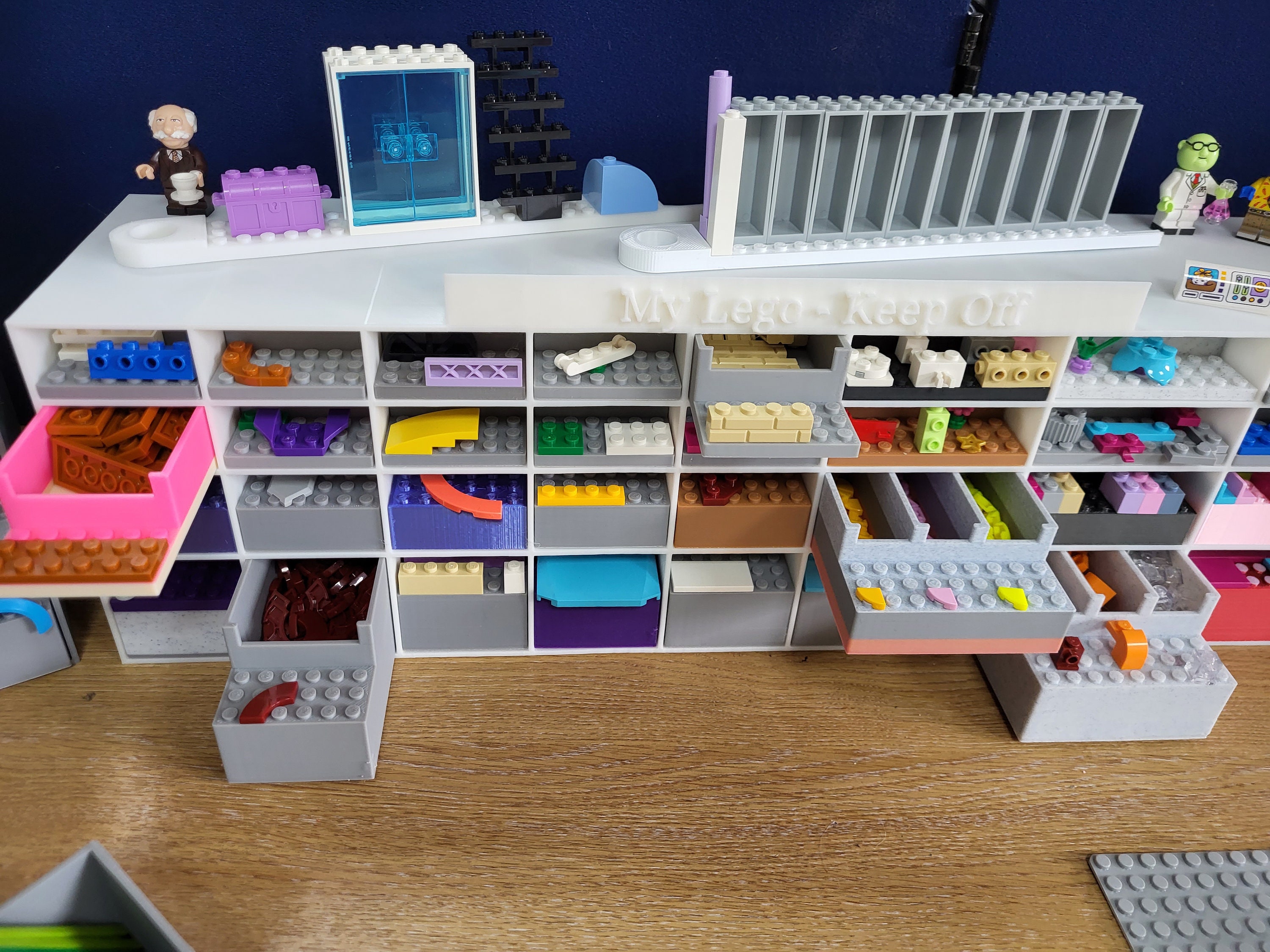 Printer Tray As LEGO Storage — Mondo Cherry  Lego storage solutions,  Printers tray, Lego display