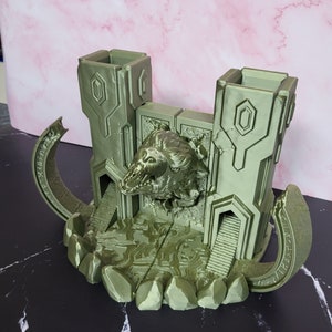 The Gate of Valhalla Dice Tower - Amazing Detail - Two Entraces / Two Exits - 3D Printed with decent infill - RPG, Dnd, 5e, TTRPG