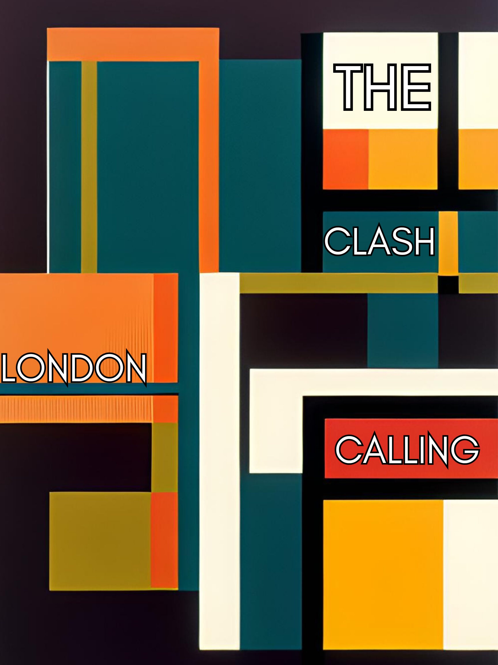 Discover The Clash London Calling album art print