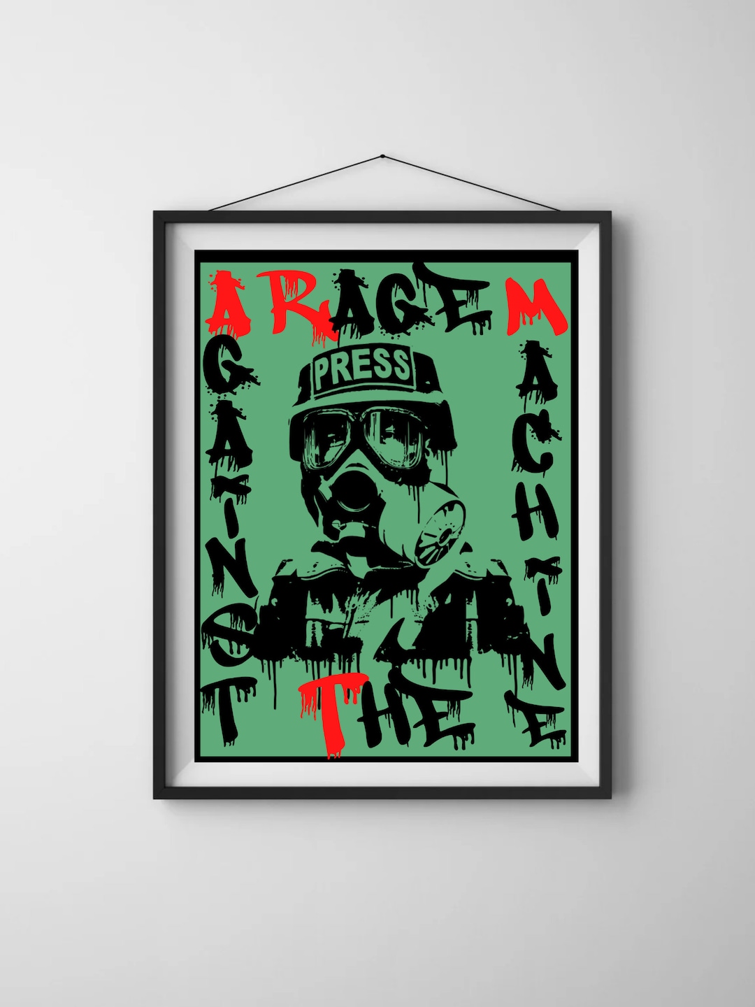 Rage Against the Machine Concert Poster Art Print - Etsy