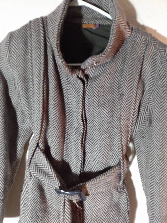 Rare Vintage voile 90s jacket with belt