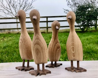 Runner Ducks, Ducklings, Hand-made, wooden Runner Ducks, create your own flock
