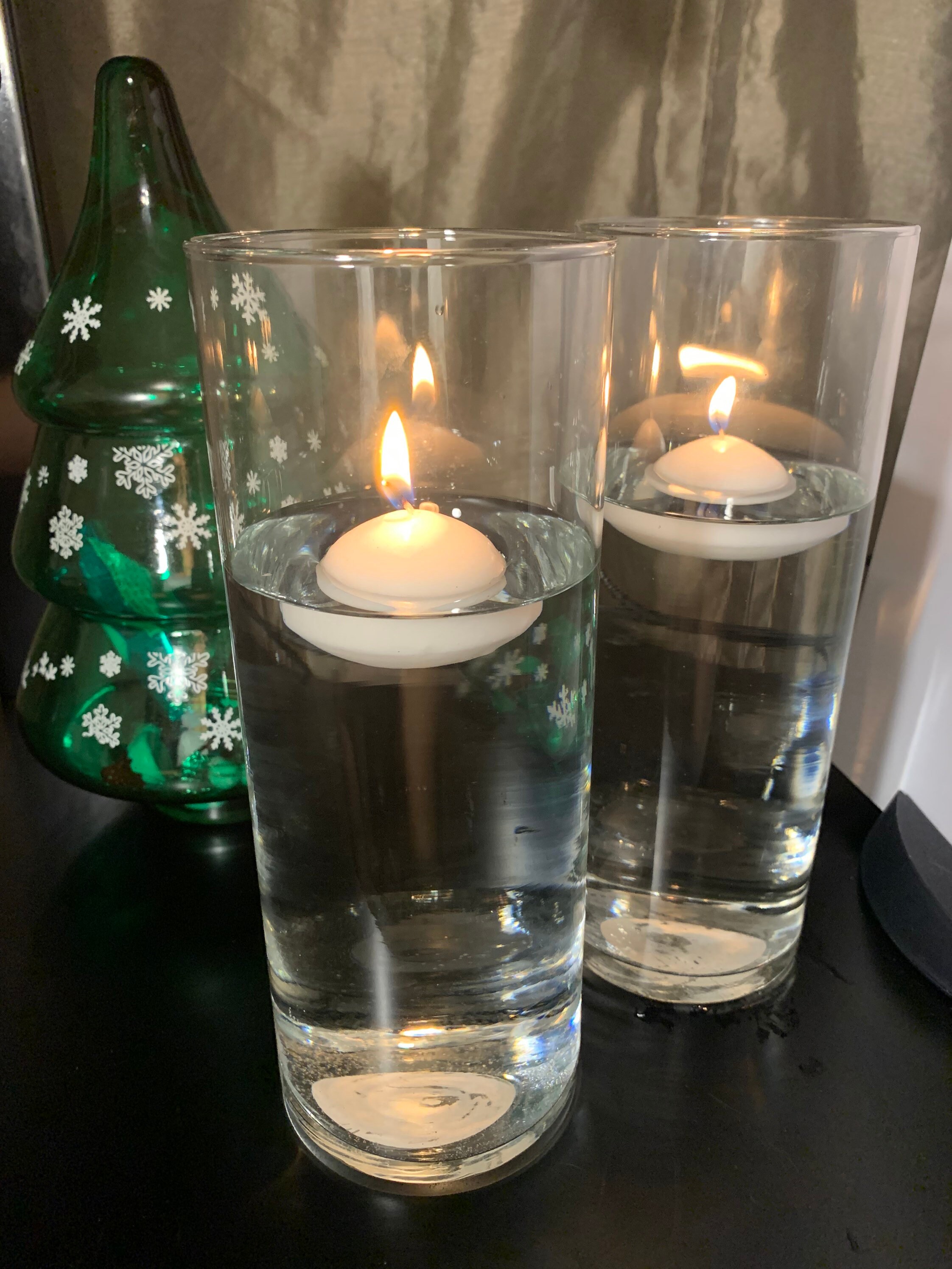 2pk Cylinder Vase Wedding Floating CANDLES wedding decor Etsy