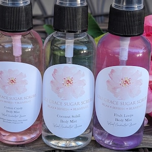 Body Mist, Refreshing Body Spray, Body Spray, Perfume, Body Scent, You Choose Scent, BPA free, Alcohol Free, Perfume