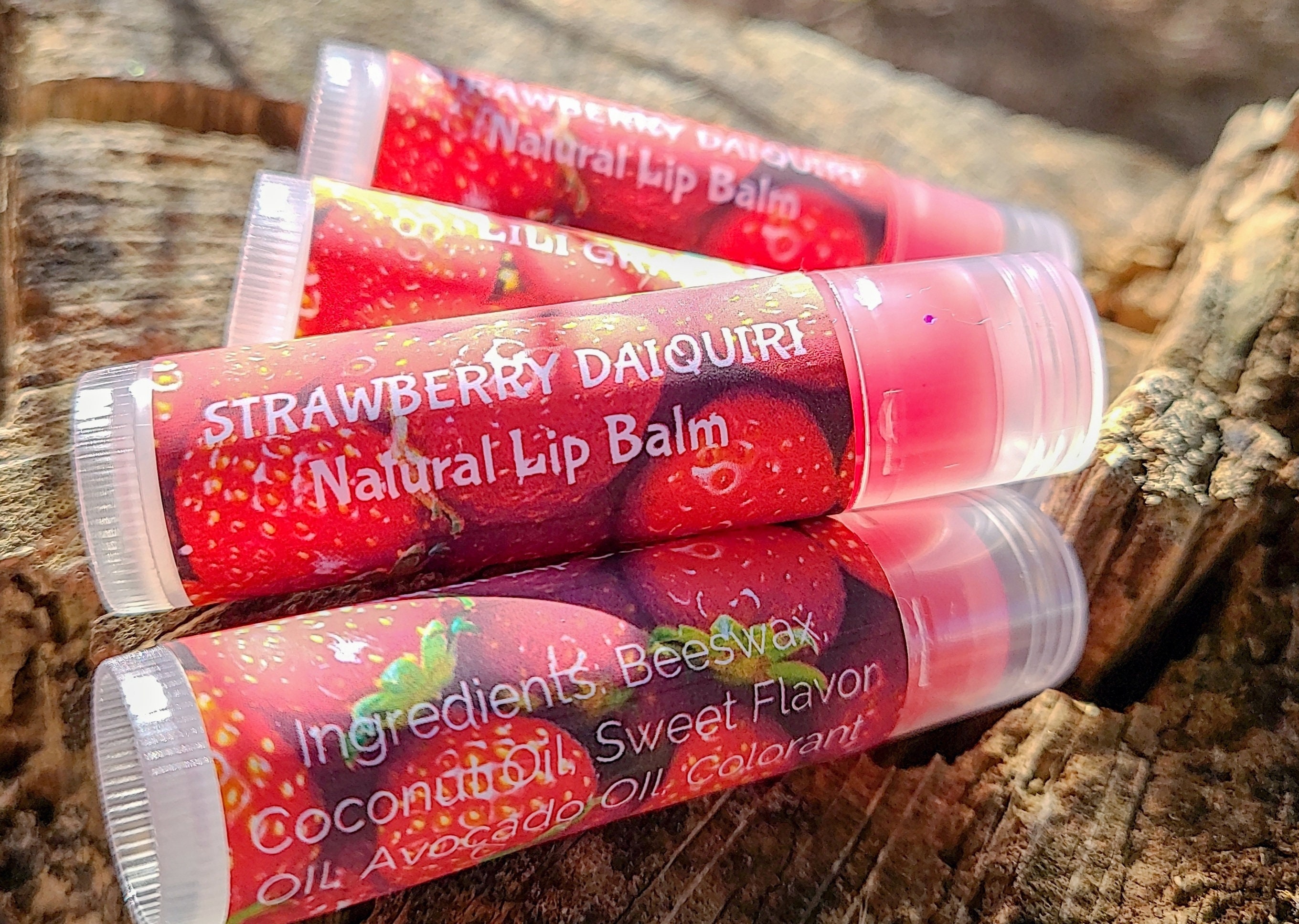 Strawberry lip balm Gloss Moisturizing Lip Balm strawberry Etsy