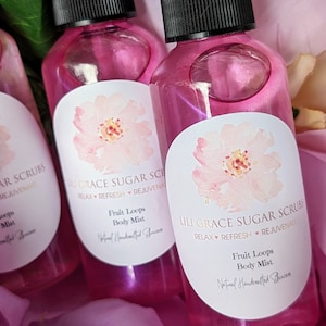 Fruit Loops Body Mist, Refreshing Body Spray, Body Spray, Perfume, Body Scent, You Choose Scent, BPA free, Alcohol Free, Perfume