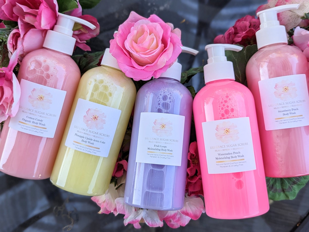 Creamy Body Wash Hydrating Silky Body Wash Scented Body Etsy