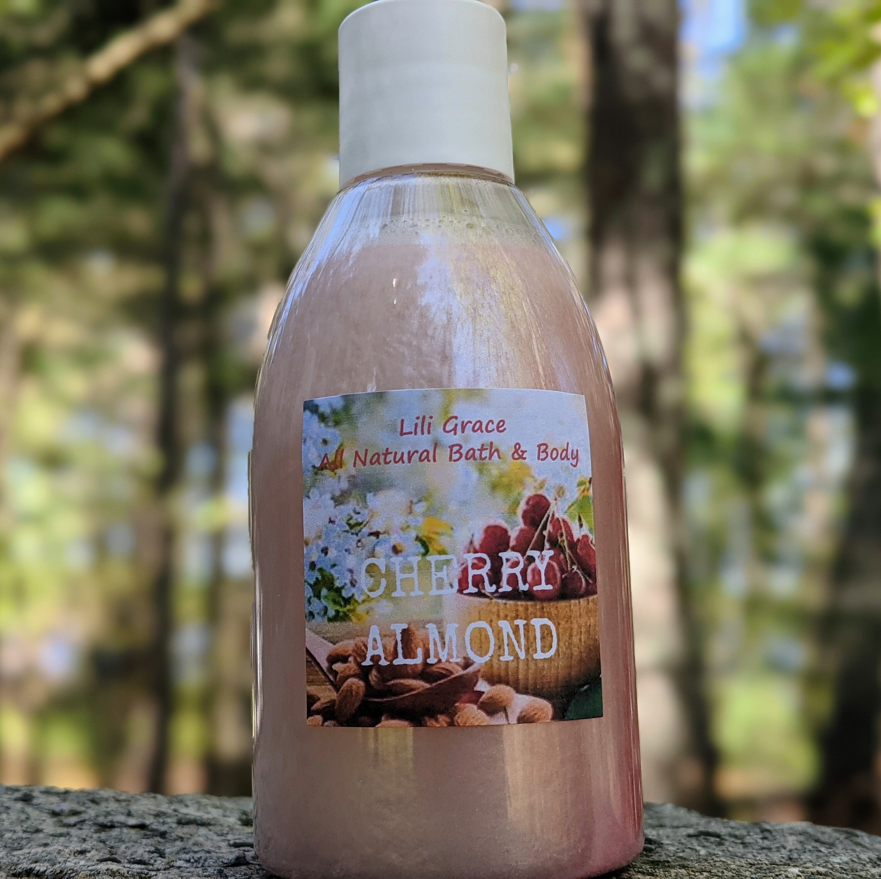 Cherry Almond Soap Natural Body Wash Cherry Almond Body Etsy
