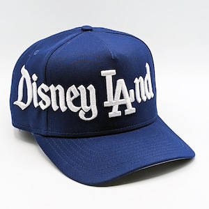 Chapeau LAND Disneyland Disney - Casquette snapback brodée authentique à 5 panneaux New Era Dodgers