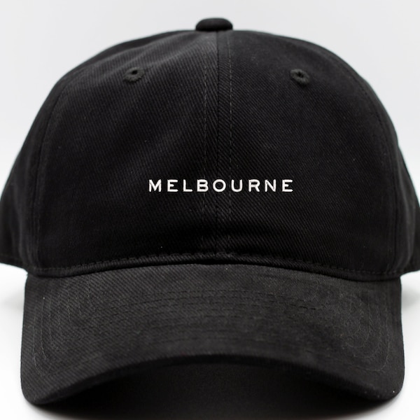 Premium MELBOURNE CITY Dad Hat | Black Cap | Top Quality