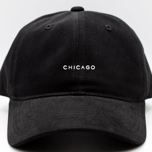 Premium CHICAGO CITY Dad Hat | Black Cap | Top Quality