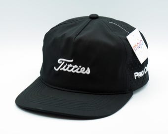 Golf Hat | Funny | Parody | Titties | Snapback Hat