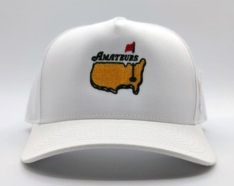 PREMIUM Masters Golf Hat | Funny | Parody | AMATEURS | Snapback Hat | PGA