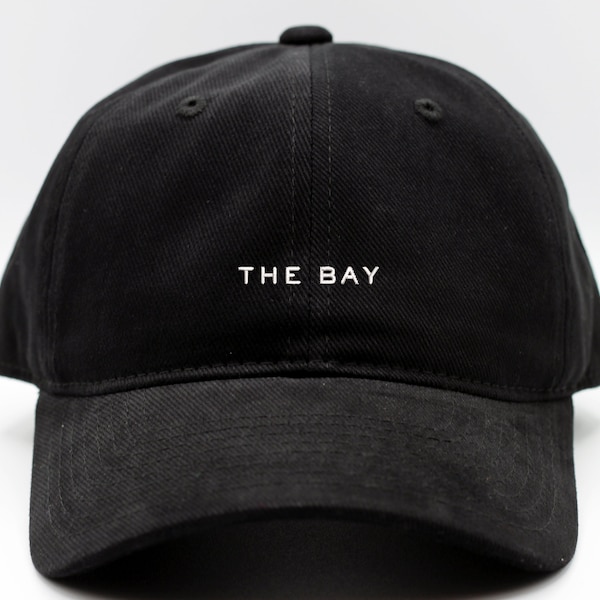 Premium THE BAY Dad Hat | Black Cap | Top Quality