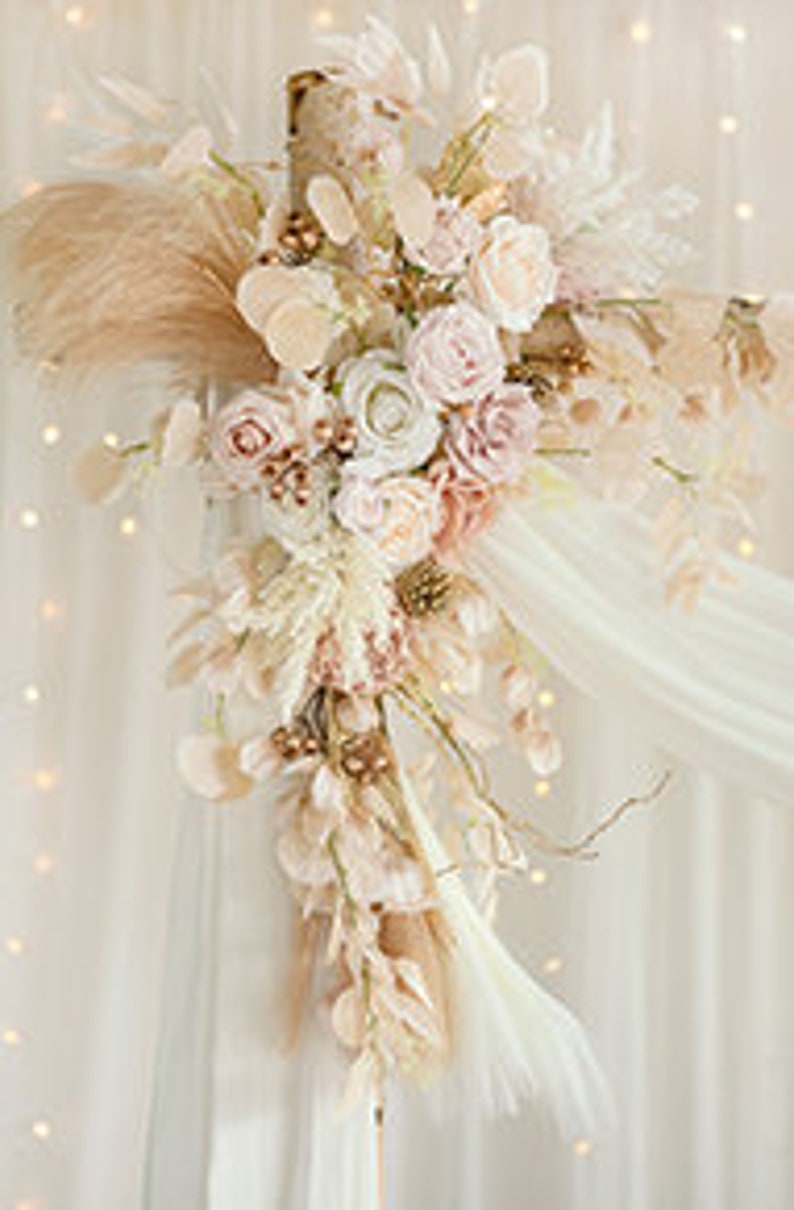 Artificial Wedding Arch Flowers Kit Pack of 3 2pcs Arbor Etsy