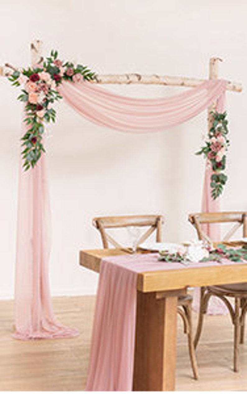 Artificial Wedding Arch Flowers Kit Pack of 3 2pcs Arbor Etsy