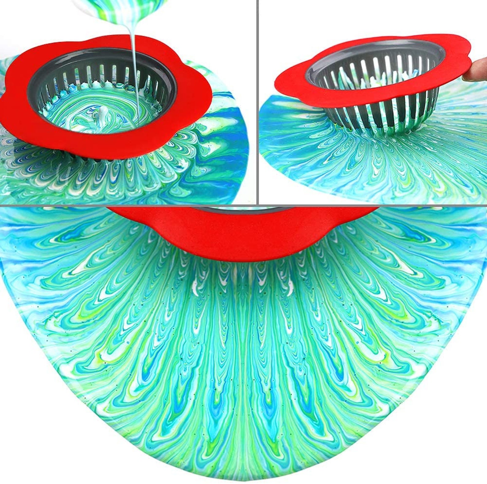 Acrylic Pouring Strainers 5 PCS Flow Painting Tools Christmas Etsy