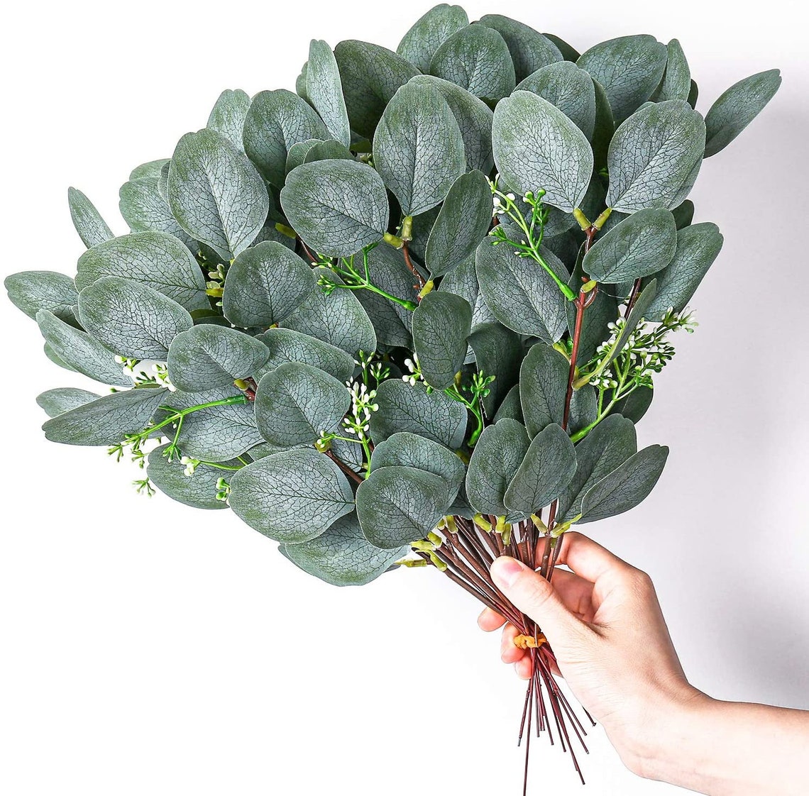 Artificial Eucalyptus Leaves Stems with Lavender Artificial Etsy