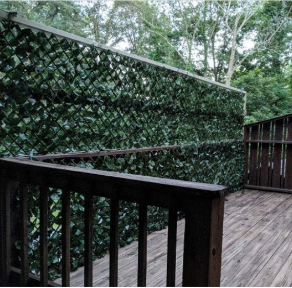 Expandable Faux Ivy Privacy Fence Screen for Patio Outdoor Etsy